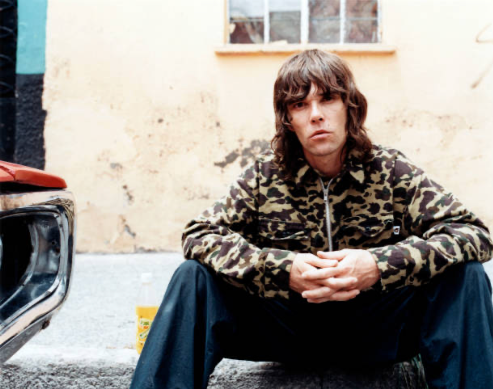 Fender Prototype Stratacoustic Ex IAN BROWN Tour Olive Green 2005