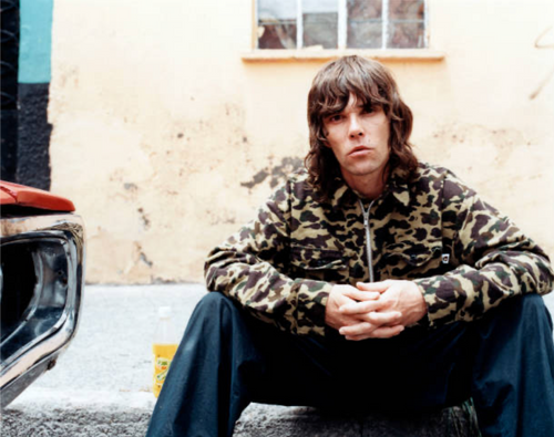 Fender Prototype Stratacoustic Ex IAN BROWN Tour Olive Green 2005