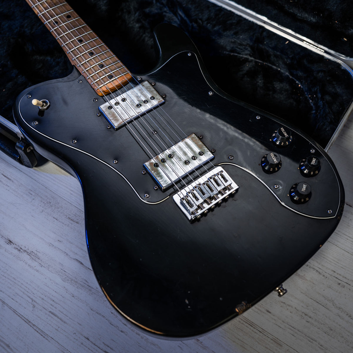 Fender Telecaster Deluxe EX Gaz Coombes SUPERGRASS Black 1978