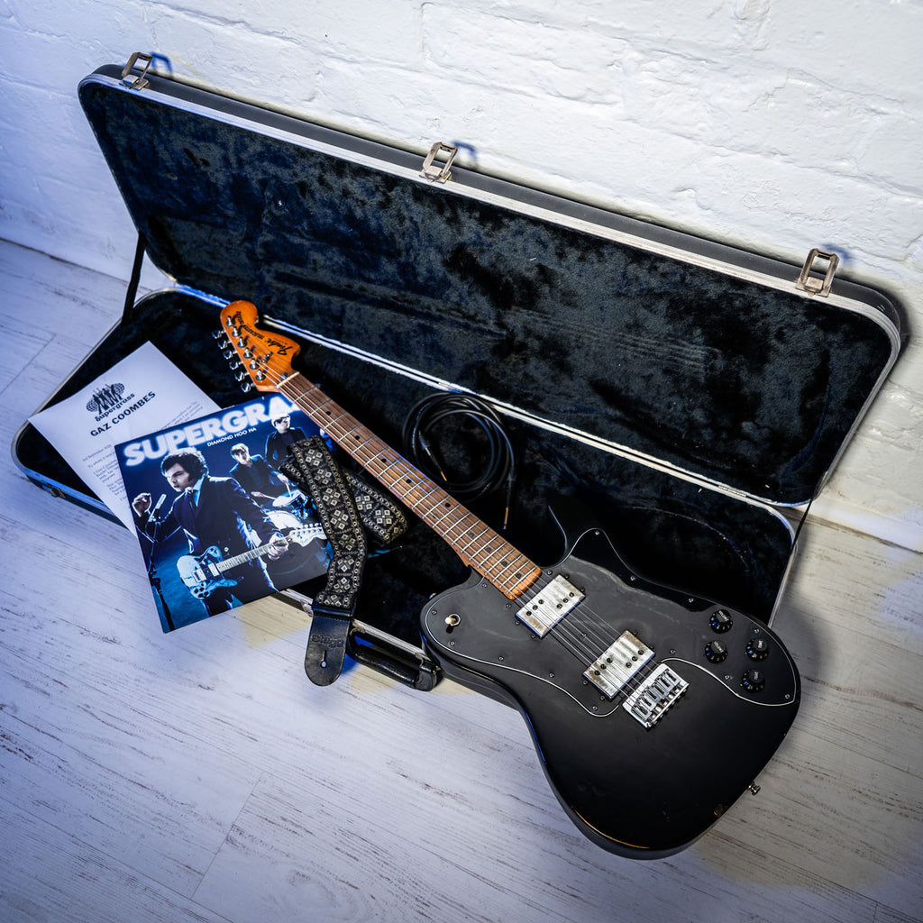 Fender Telecaster Deluxe EX Gaz Coombes SUPERGRASS Black 1978