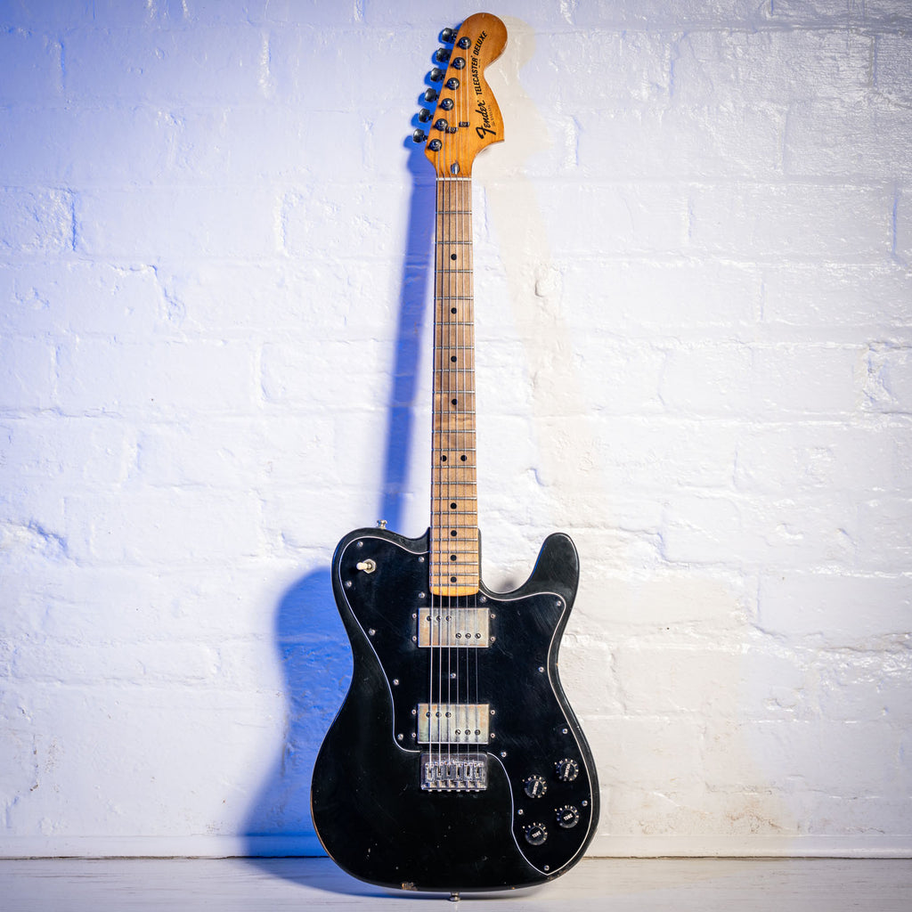 Fender Telecaster Deluxe EX Gaz Coombes SUPERGRASS Black 1978