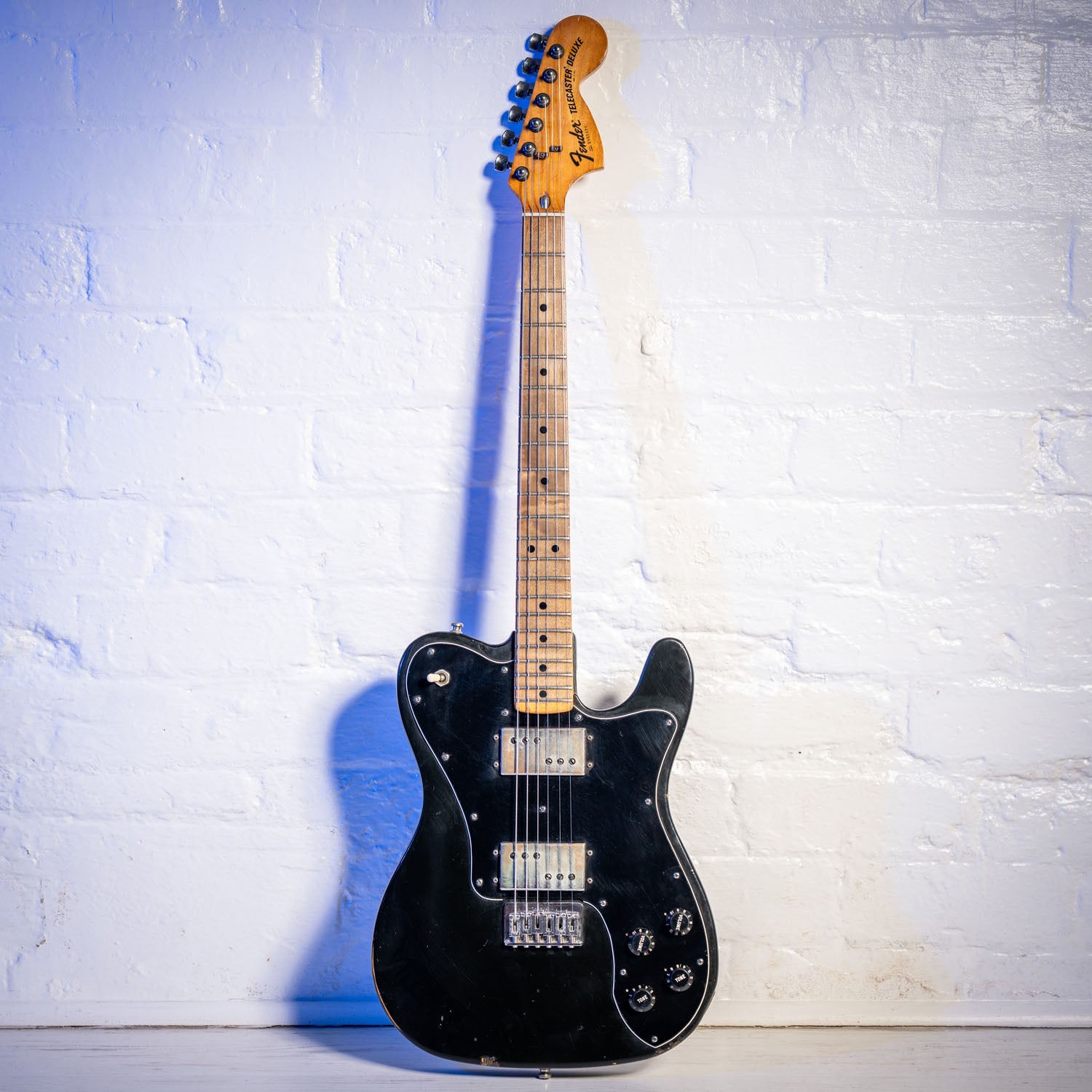 Fender Telecaster Deluxe EX Gaz Coombes SUPERGRASS Black 1978