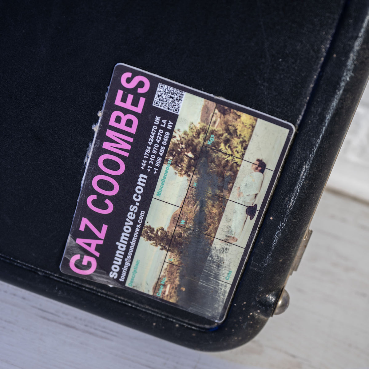 Fender Telecaster Deluxe EX Gaz Coombes SUPERGRASS Black 1978