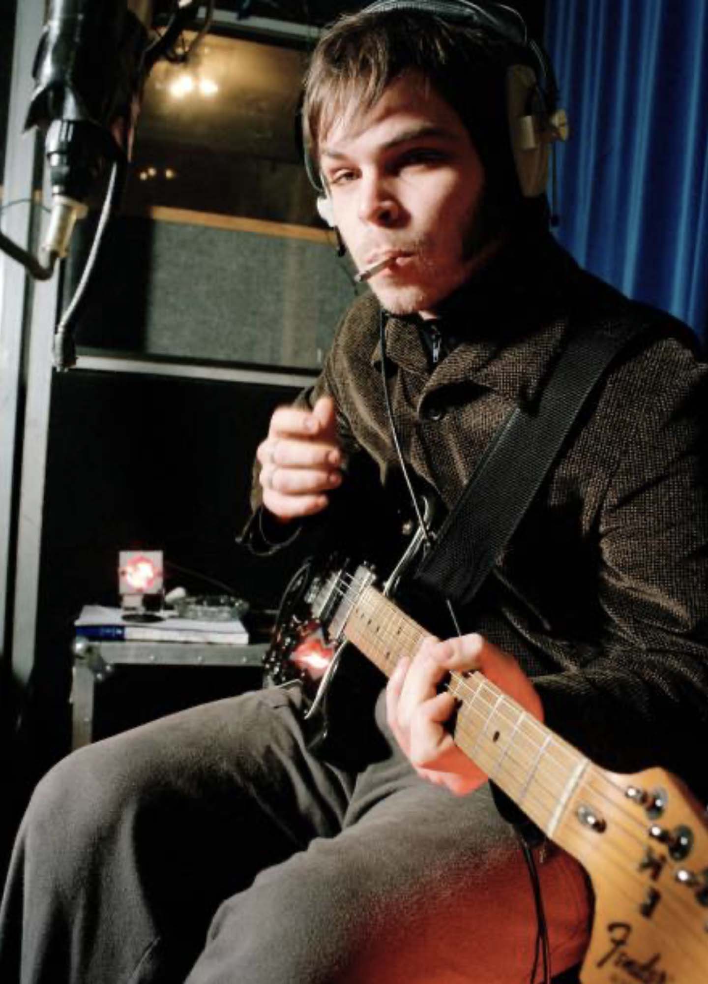 Fender Telecaster Deluxe EX Gaz Coombes SUPERGRASS Black 1978