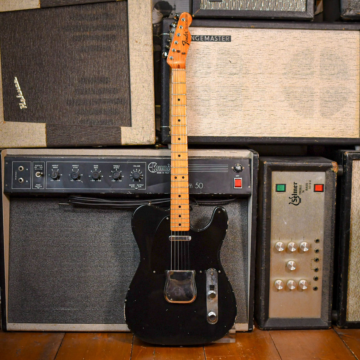 fender Telecaster Black (refinished) 1969