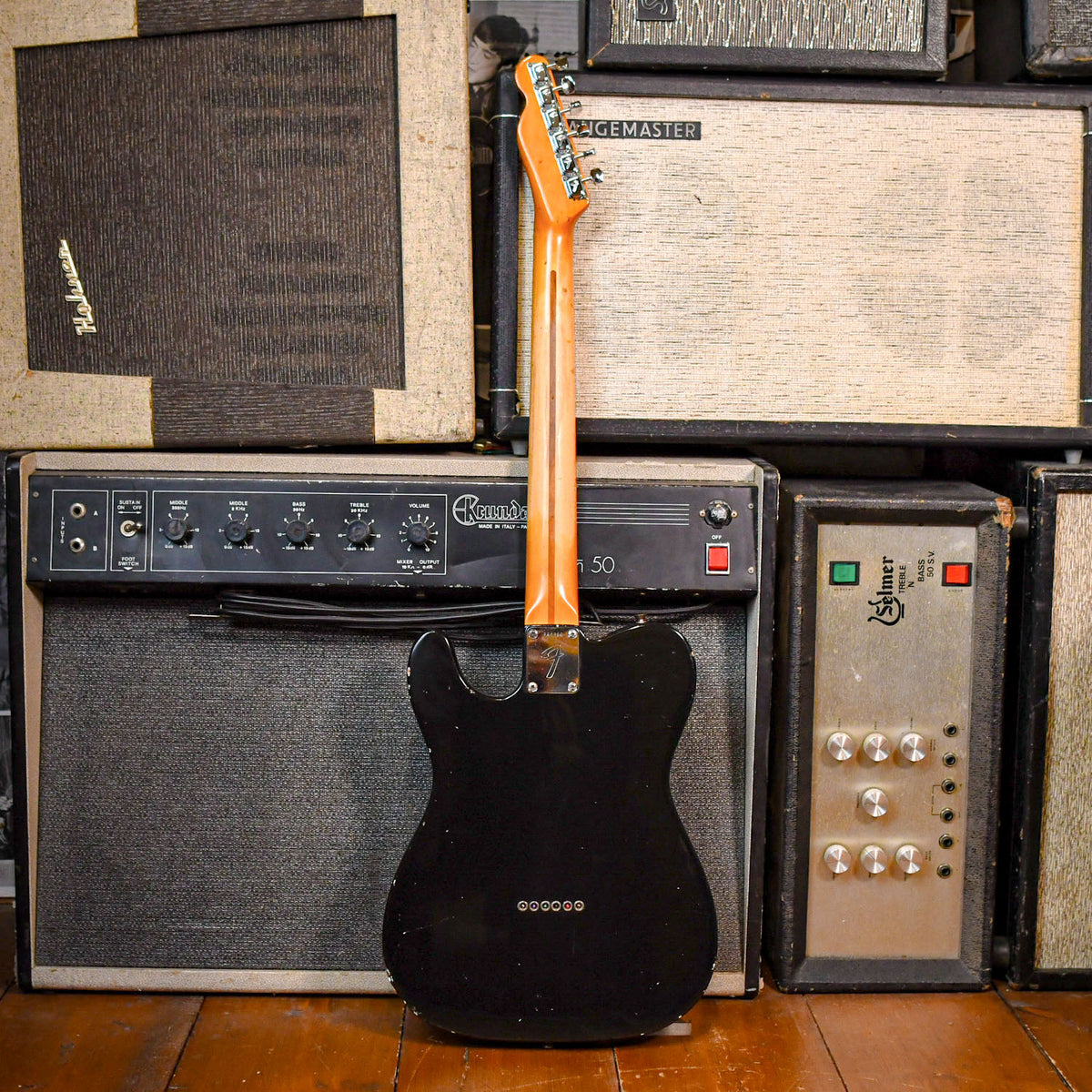 fender Telecaster Black (refinished) 1969