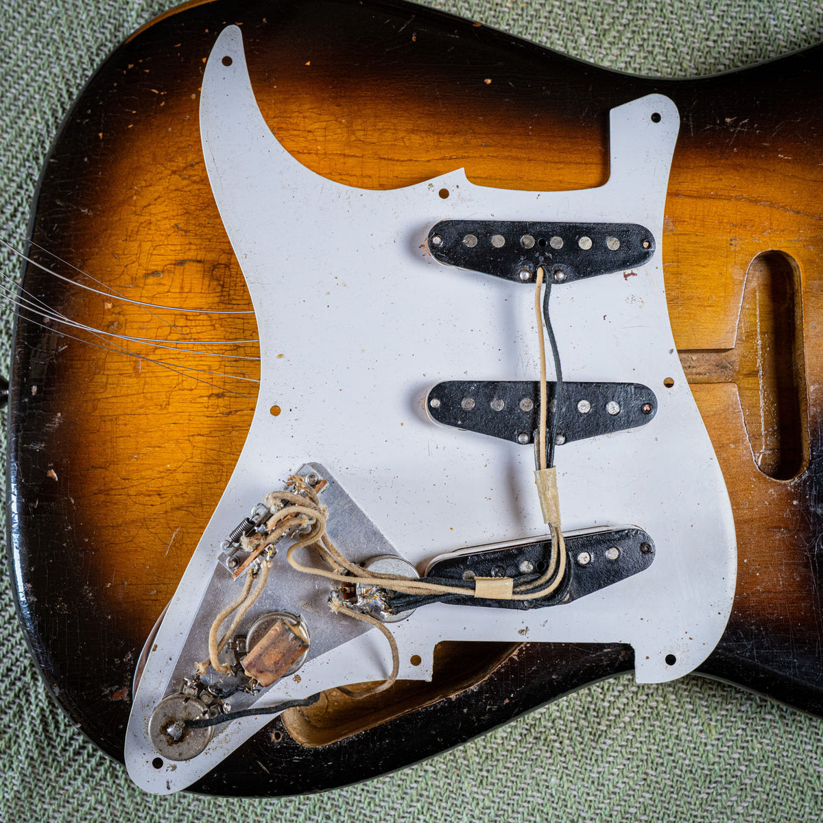 Fender Stratocaster Ash Body Sunburst 1956