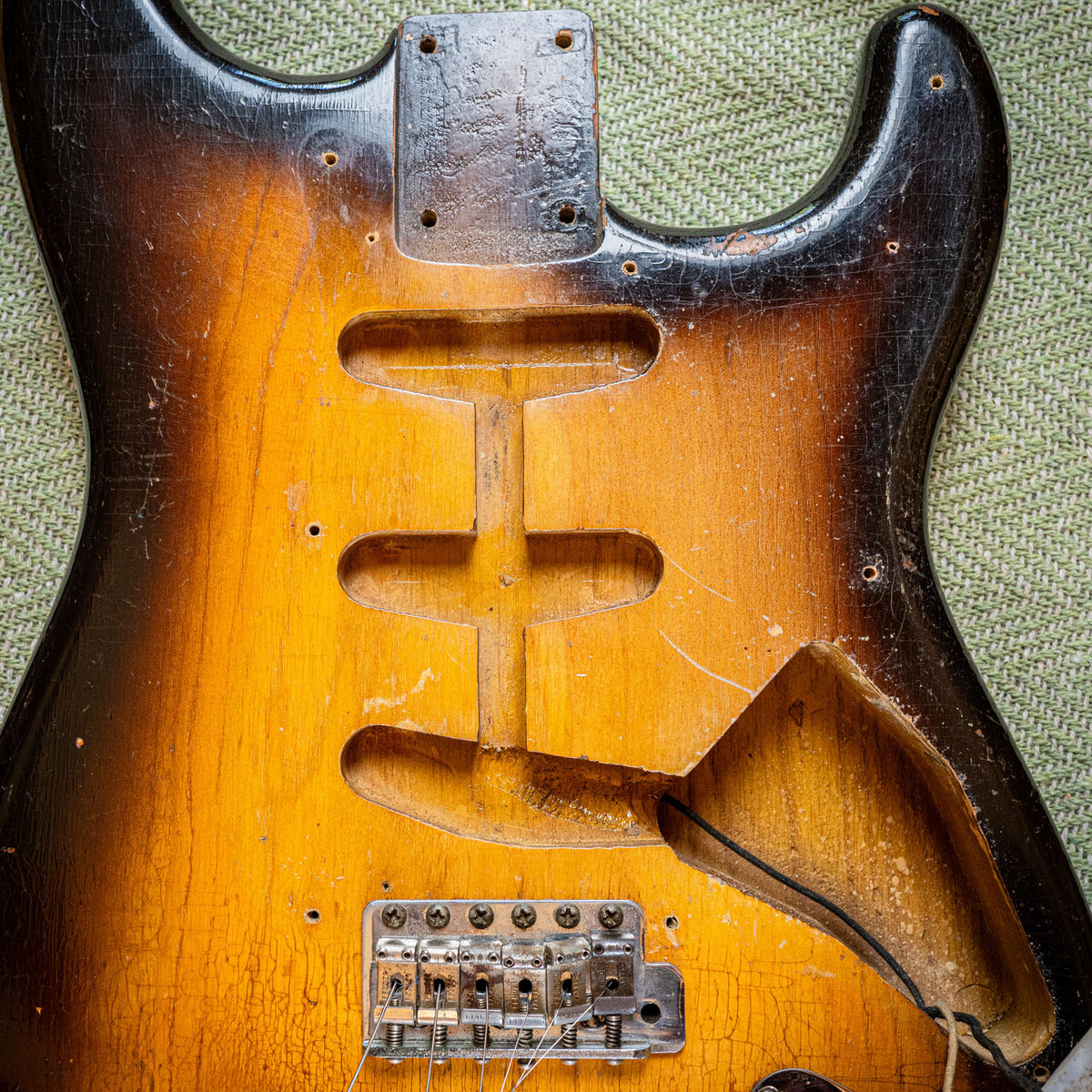 Fender Stratocaster Ash Body Sunburst 1956