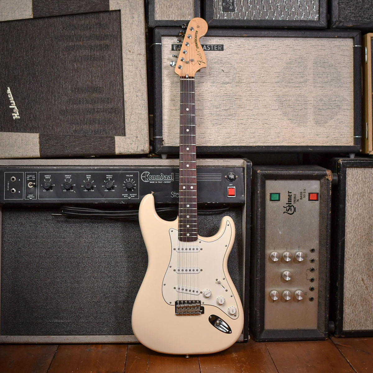 Fender Albert Hammond Jr Signature Stratocaster THE STROKES Olympic White 2018