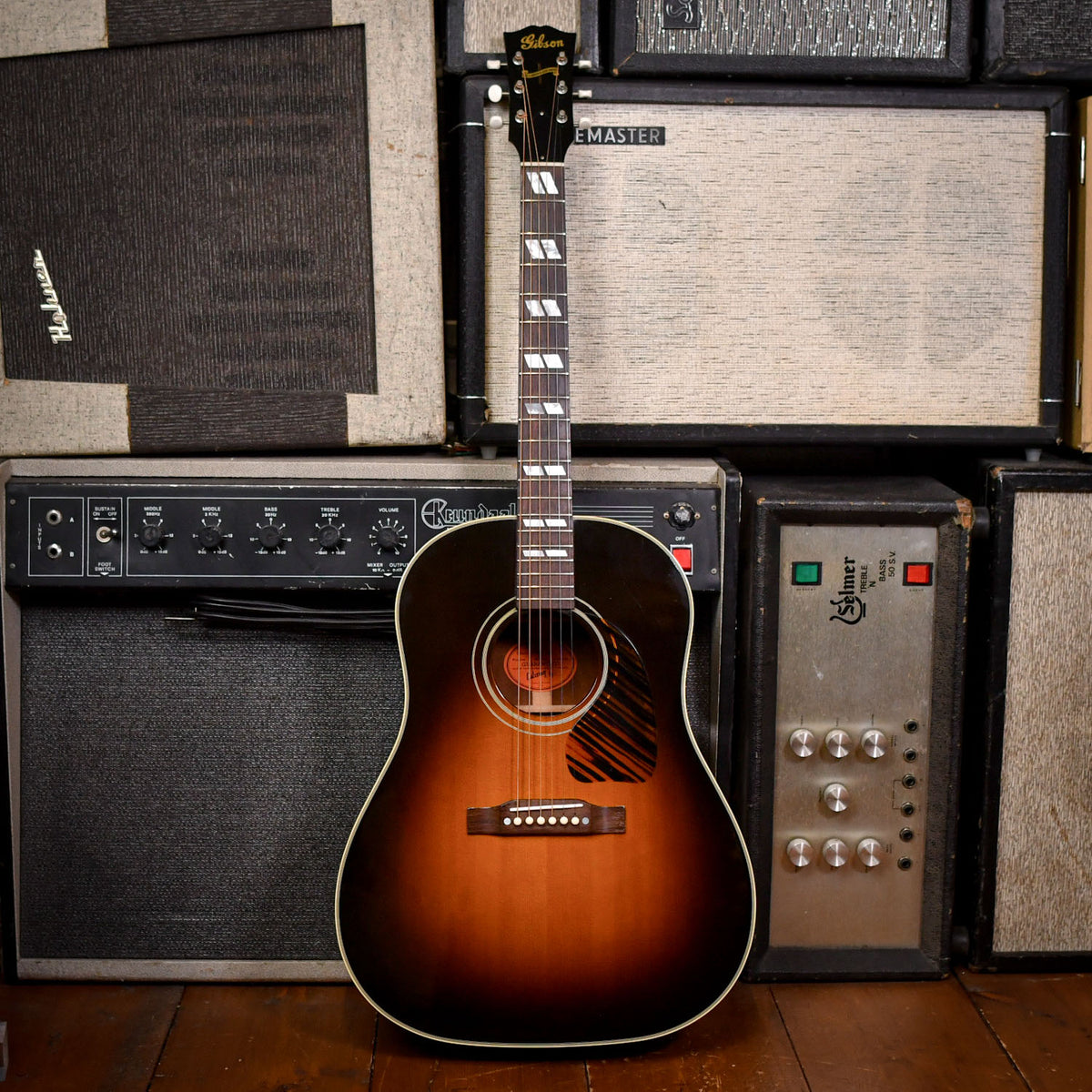 Gibson Woody Guthrie Southern Jumbo Sunburst 2003