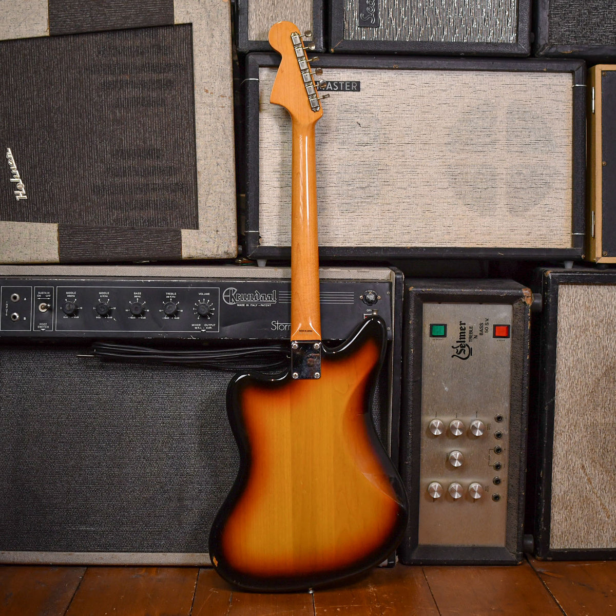 Fender Kurt Cobain style Jaguar Japanese Dealer Order HUG-66KC Sunburst 2010
