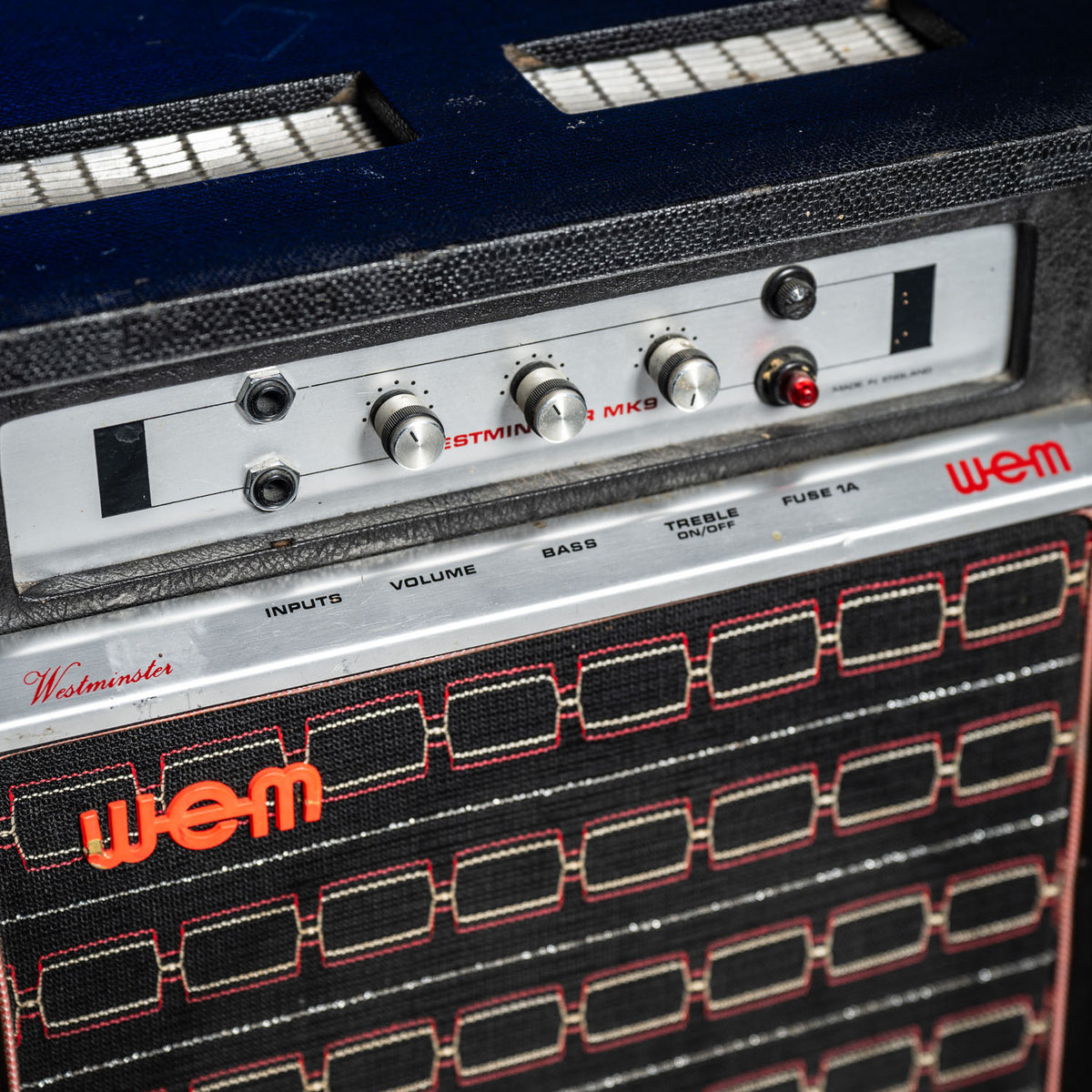 Wem Westminster Combo EX GAZ COOMBES SUPERGRASS Black 1970