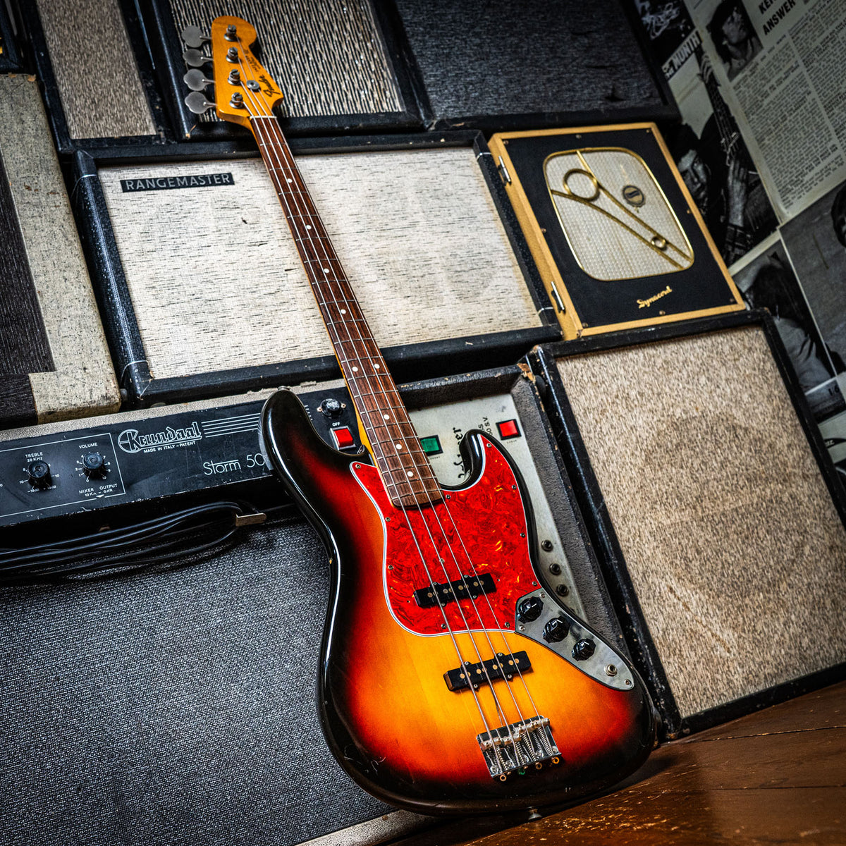 Fender Japanese 62 Reissue Jazz Bass JB62-58 Sunburst 1994