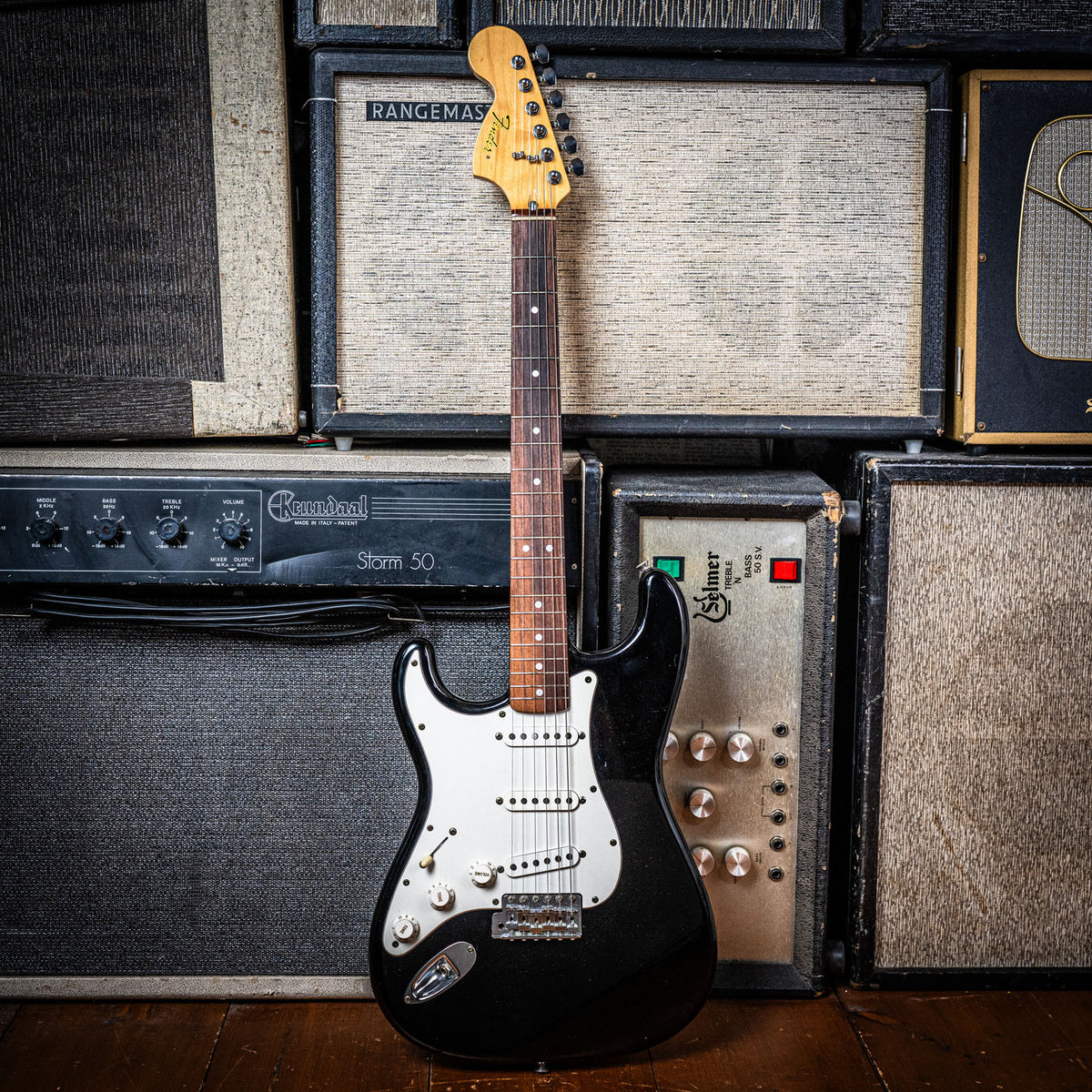 Fender 72 Reissue Stratocaster Left Handed Black 2004