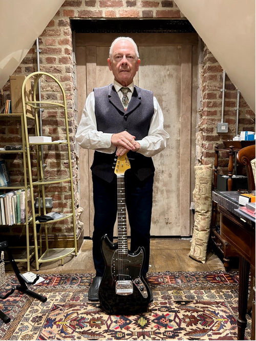 J Davey Custom Mustang Ex Robert Fripp King Crimson Black 2000