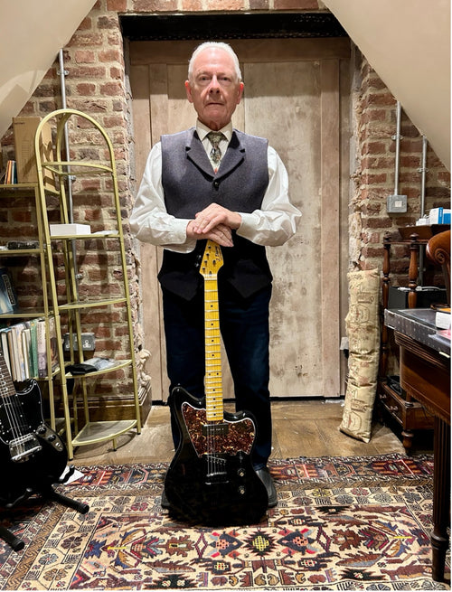 J Davey Custom Jaguar Ex Robert Fripp King Crimson Black 2000