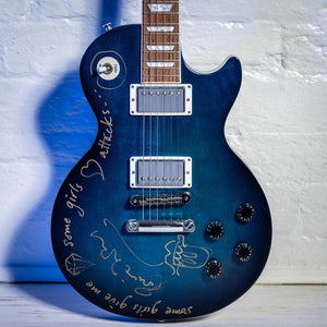 Gibson Les Paul Ronnie Wood Rolling Stones Art Guitar Blue Burst 2012