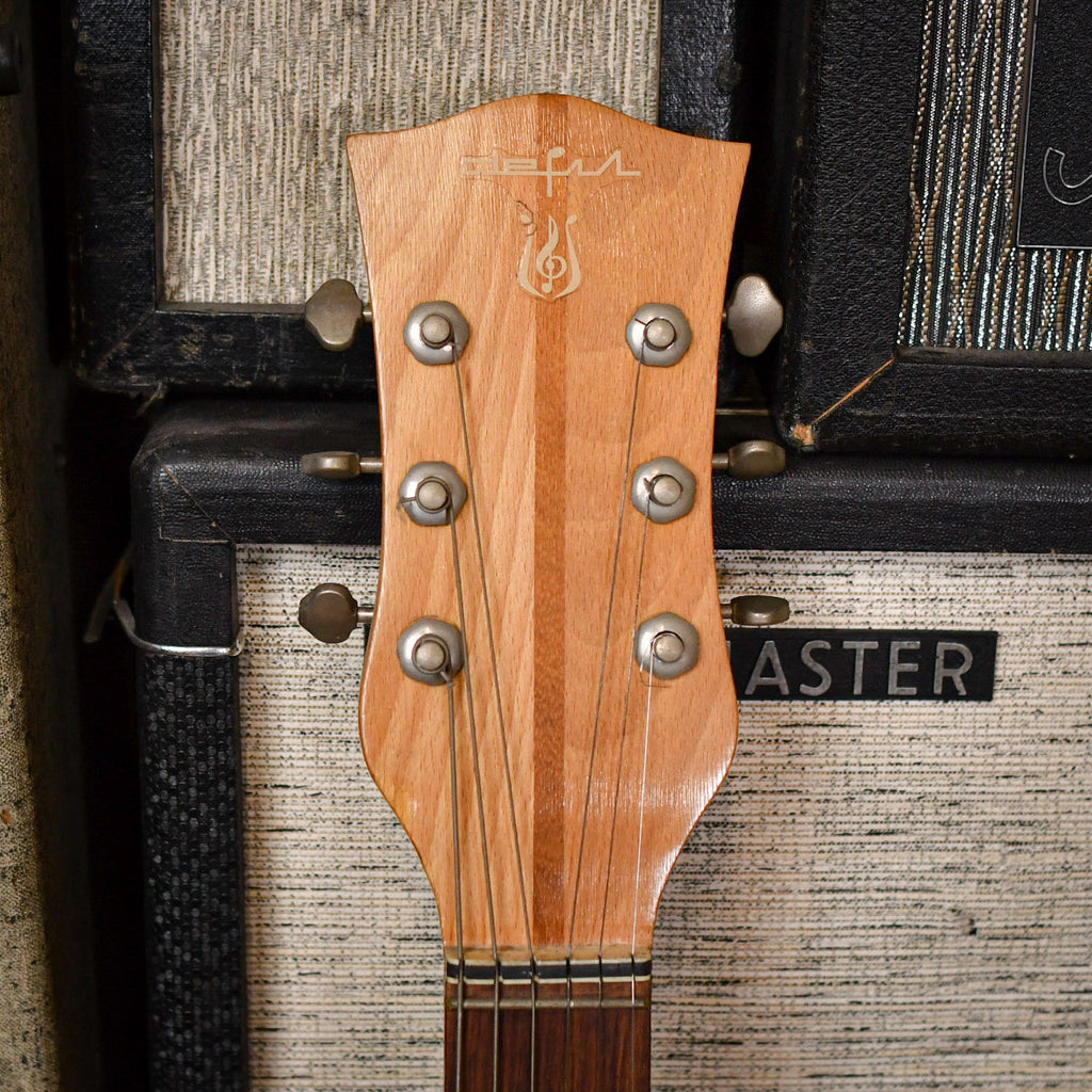 Defil Julia 2 Violin Shaped Guitar Sunburst 1960