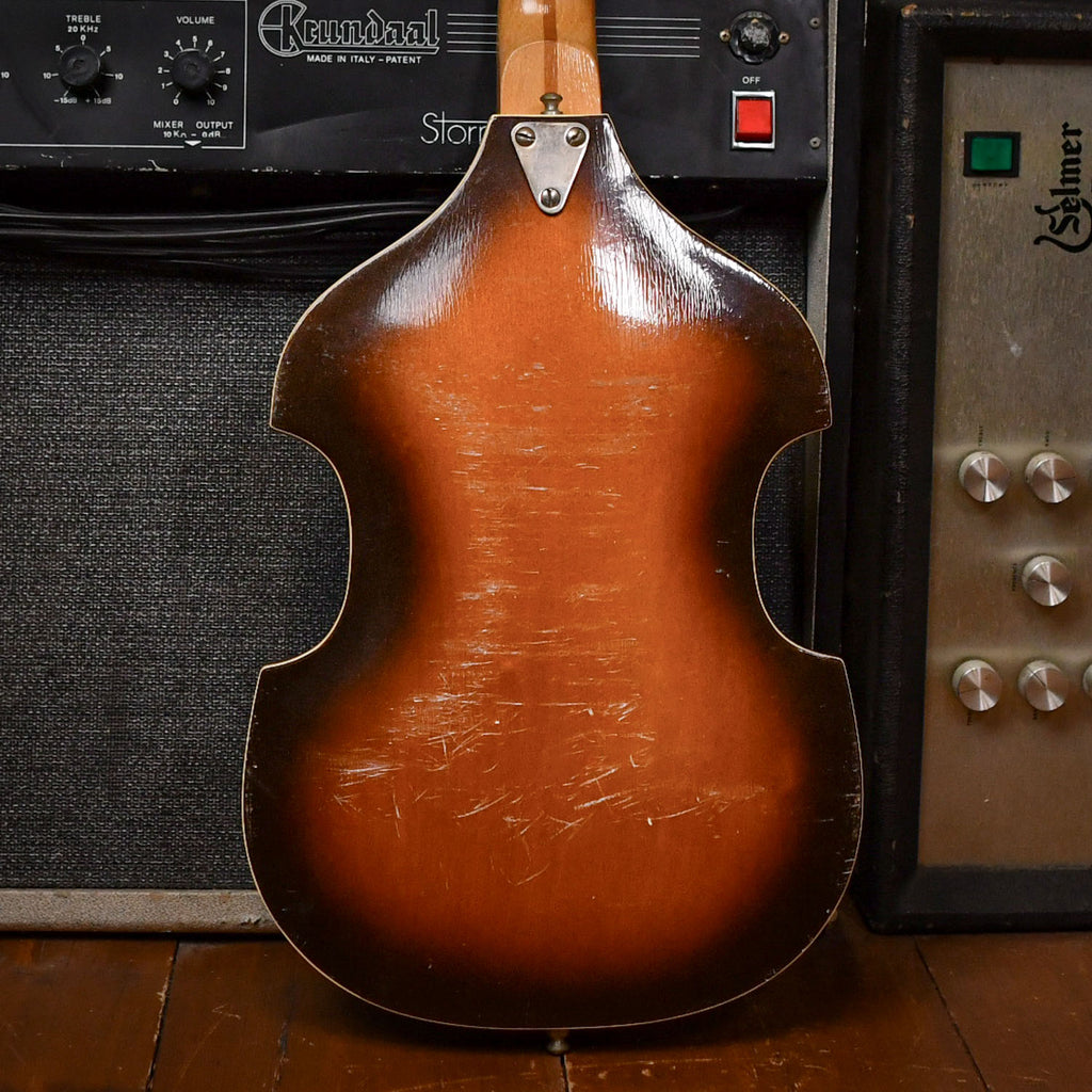 Defil Julia 2 Violin Shaped Guitar Sunburst 1960