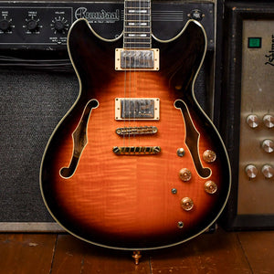 Ibanez John Schofield JSM10YVS Semi Acoustic 335 Style Sunburst 2000