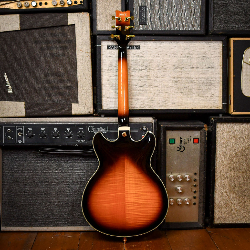 Ibanez John Schofield JSM10YVS Semi Acoustic 335 Style Sunburst 2000