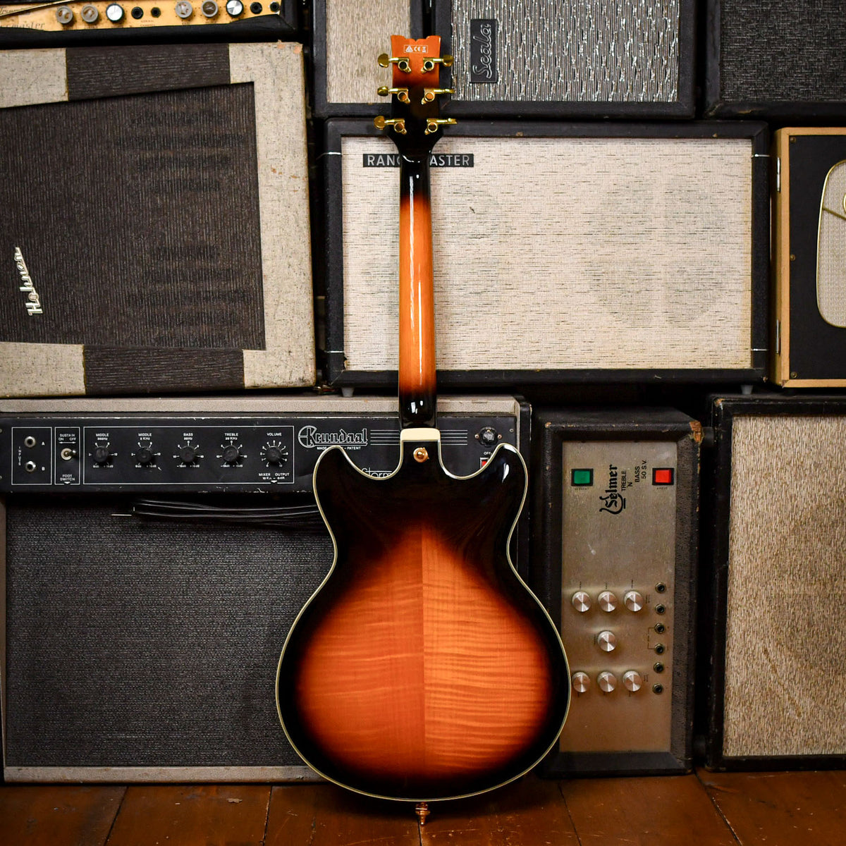 Ibanez John Schofield JSM10YVS Semi Acoustic 335 Style Sunburst 2000