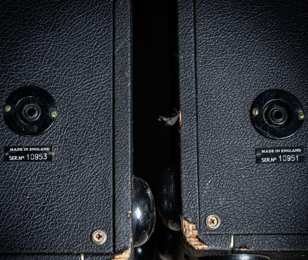 Park Speaker Cabinets , 2+12   1973  - Black  - Blue Grill