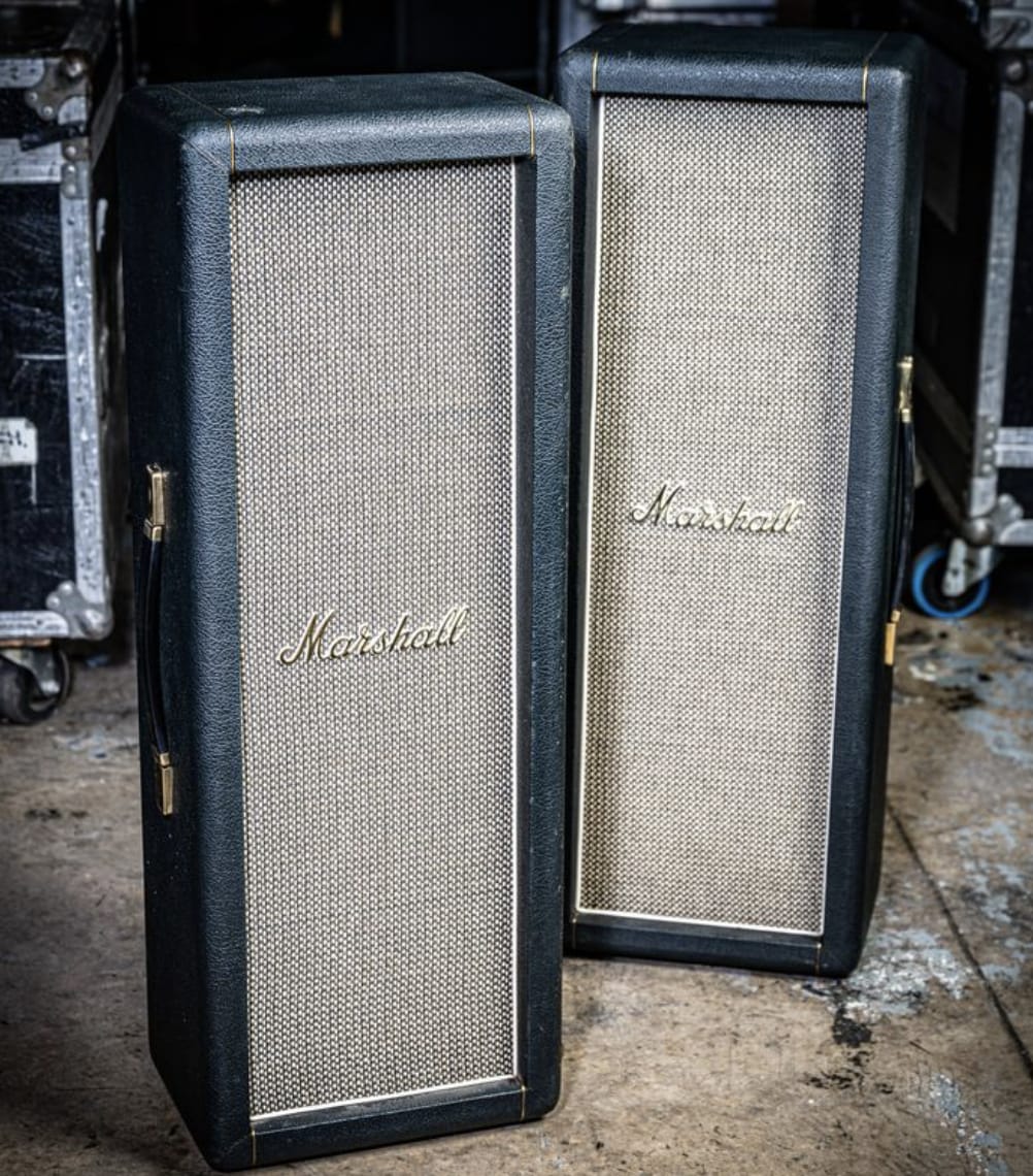 Marshall 2+10 Speaker Cabinets   1970  - Black