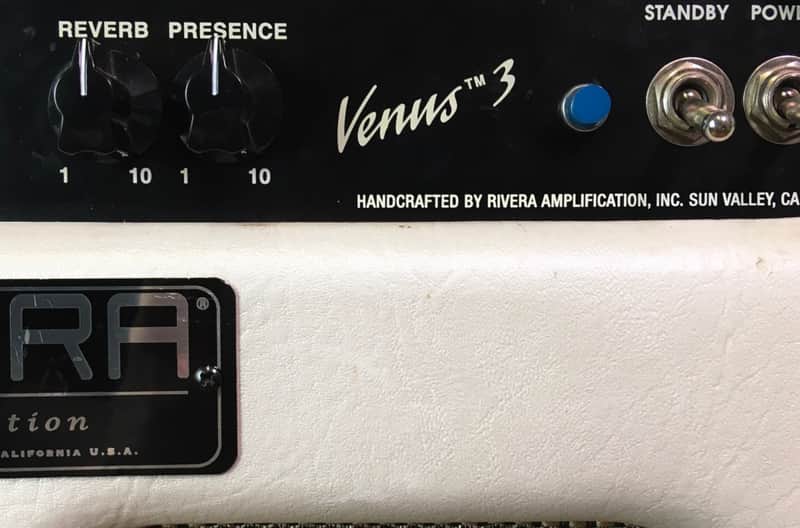 Rivera Venus 3 15/7-Watt 1x12" Guitar Combo 2000s - Pearl White
