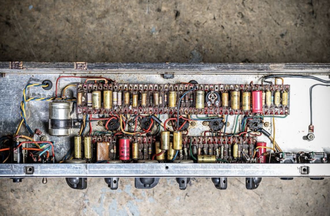 Vox AC30 Head 1961  - Fawn , Beige , Black