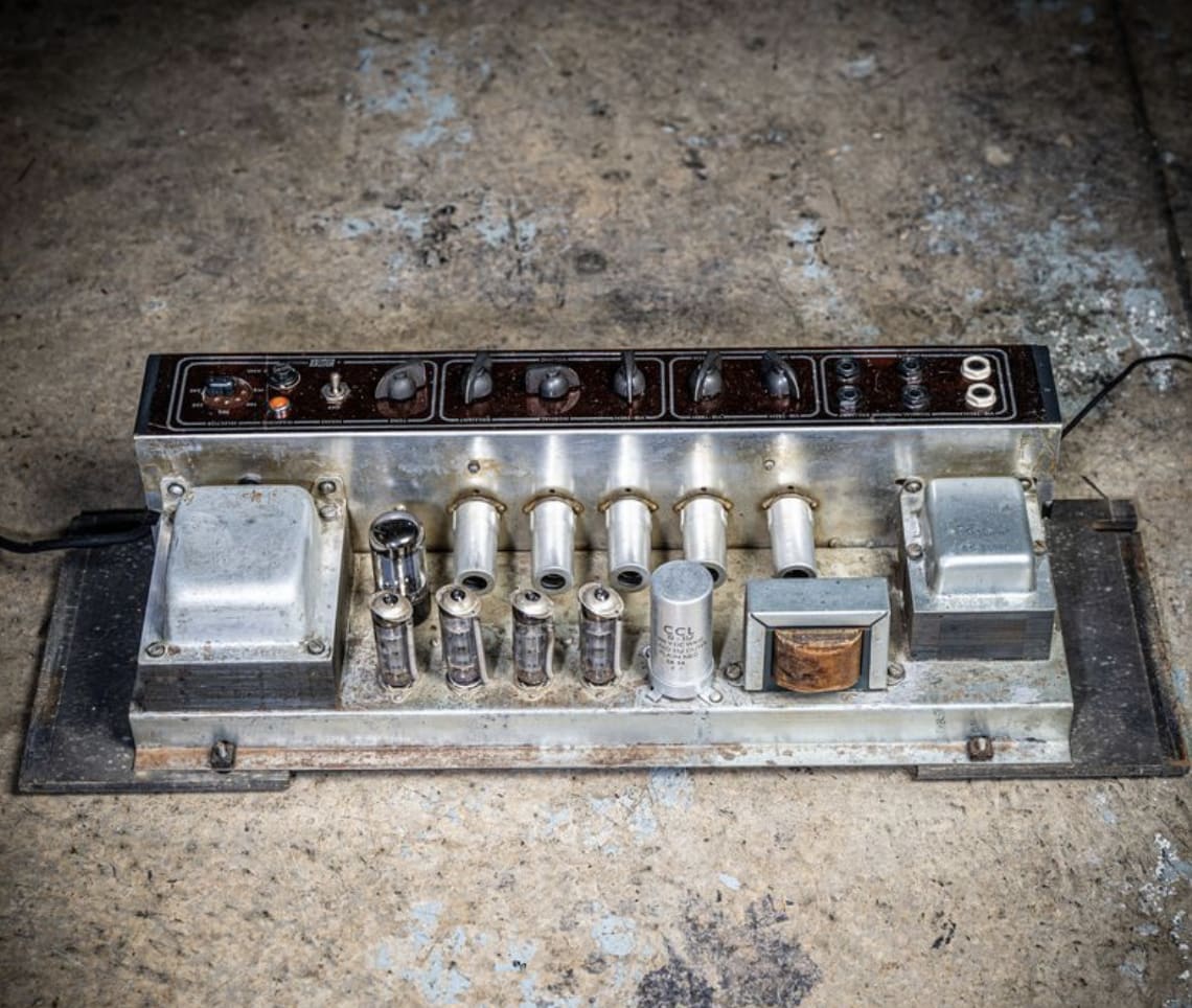 Vox AC30 Head 1961  - Fawn , Beige , Black