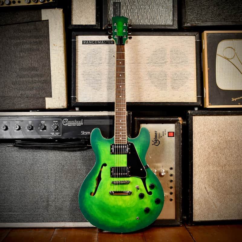 Hohner SE35 Oasis ALL AROUND THE WORLD Replica Green 1997