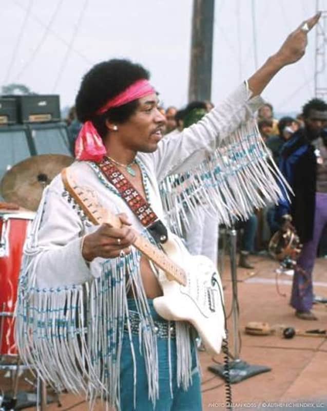 Fender Custom Shop Jimi Hendrix Izabella Tribute Stratocaster WOODSTOCK Olympic White 2019