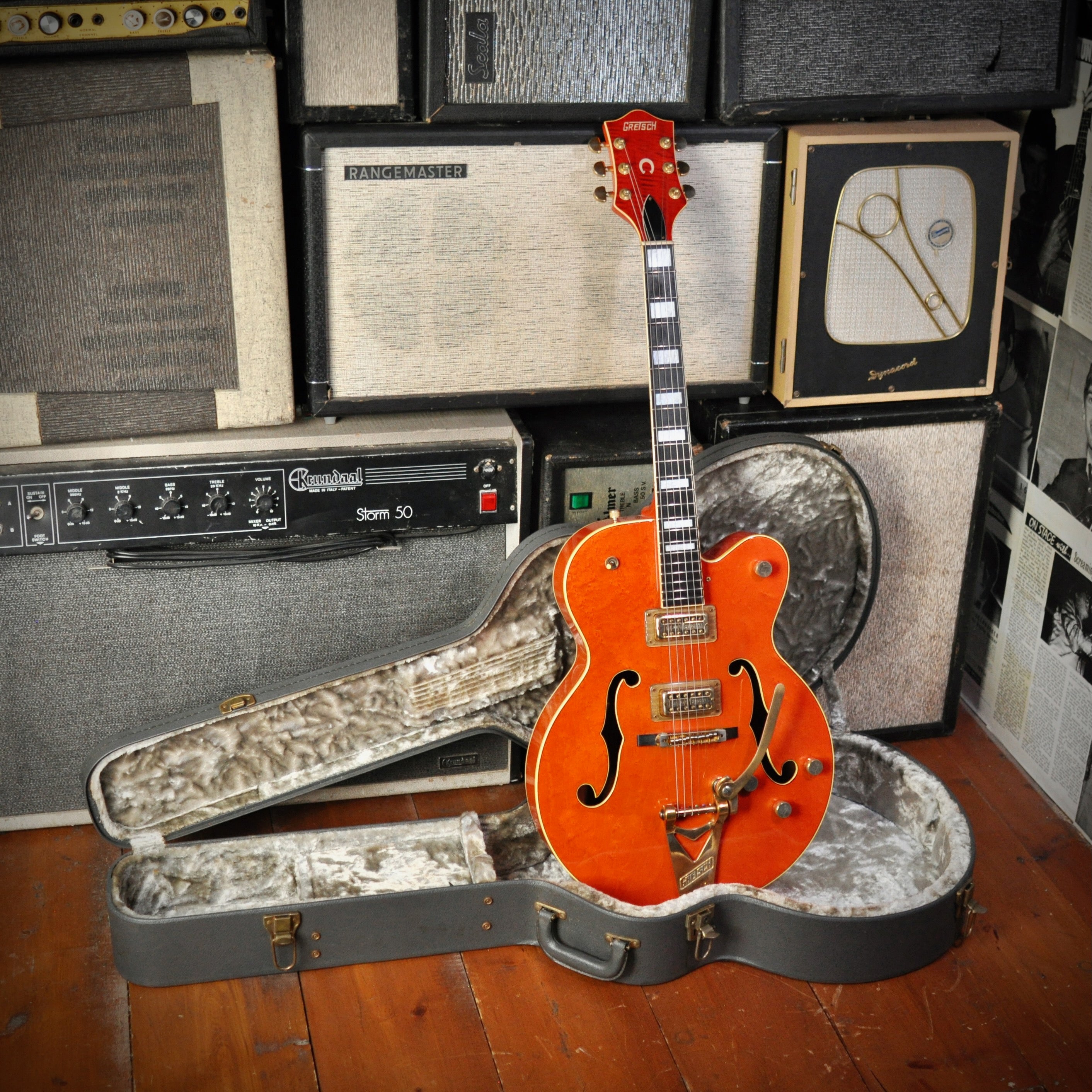Gretsch 6120 Nashville Orange Stain 1990