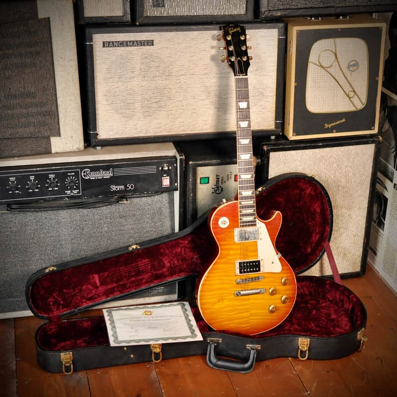 Gibson Custom Shop Jimmy Page Number 1 Aged 59 Reissue Les Paul Sunburst 2004