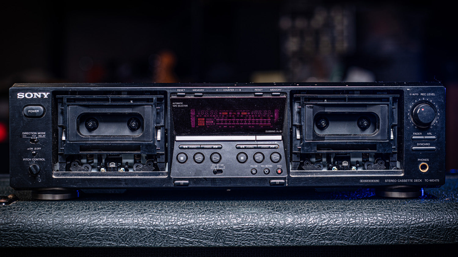 1990s Sony TC-WE475 Tape Deck Spares or Repairs