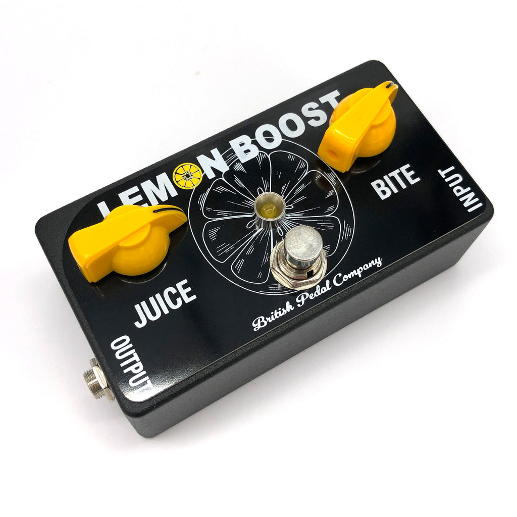 2023 British Pedal Company Lemon Boost THE JOHN SQUIRE STONE ROSES TONE