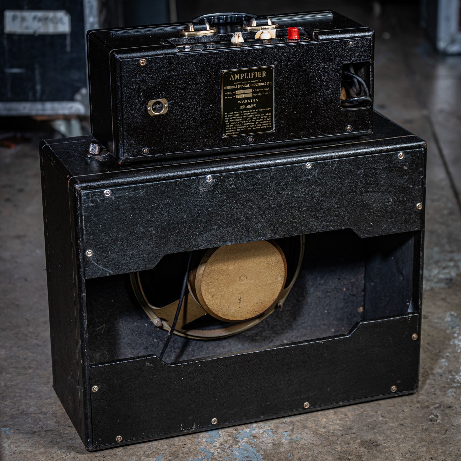 Vox JMI Domino Bass Head and Cabinet Black 1960