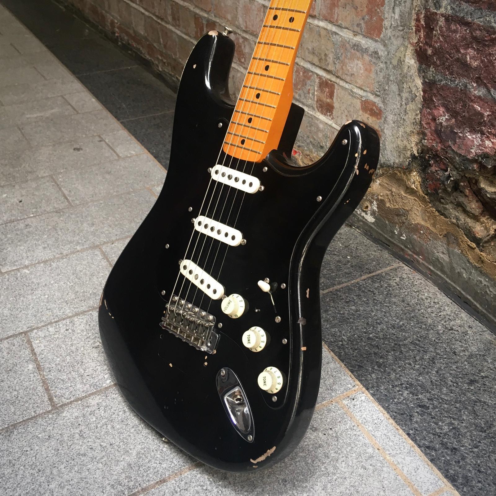 Fender Custom David Gilmour Signature Relic Stratocaster 'THE BLACK STRAT' 2008 - Black