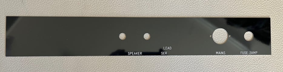 2022 Marshall JTM45 Reverse Reproduction Rear  Panel for 63-65 amplifiers