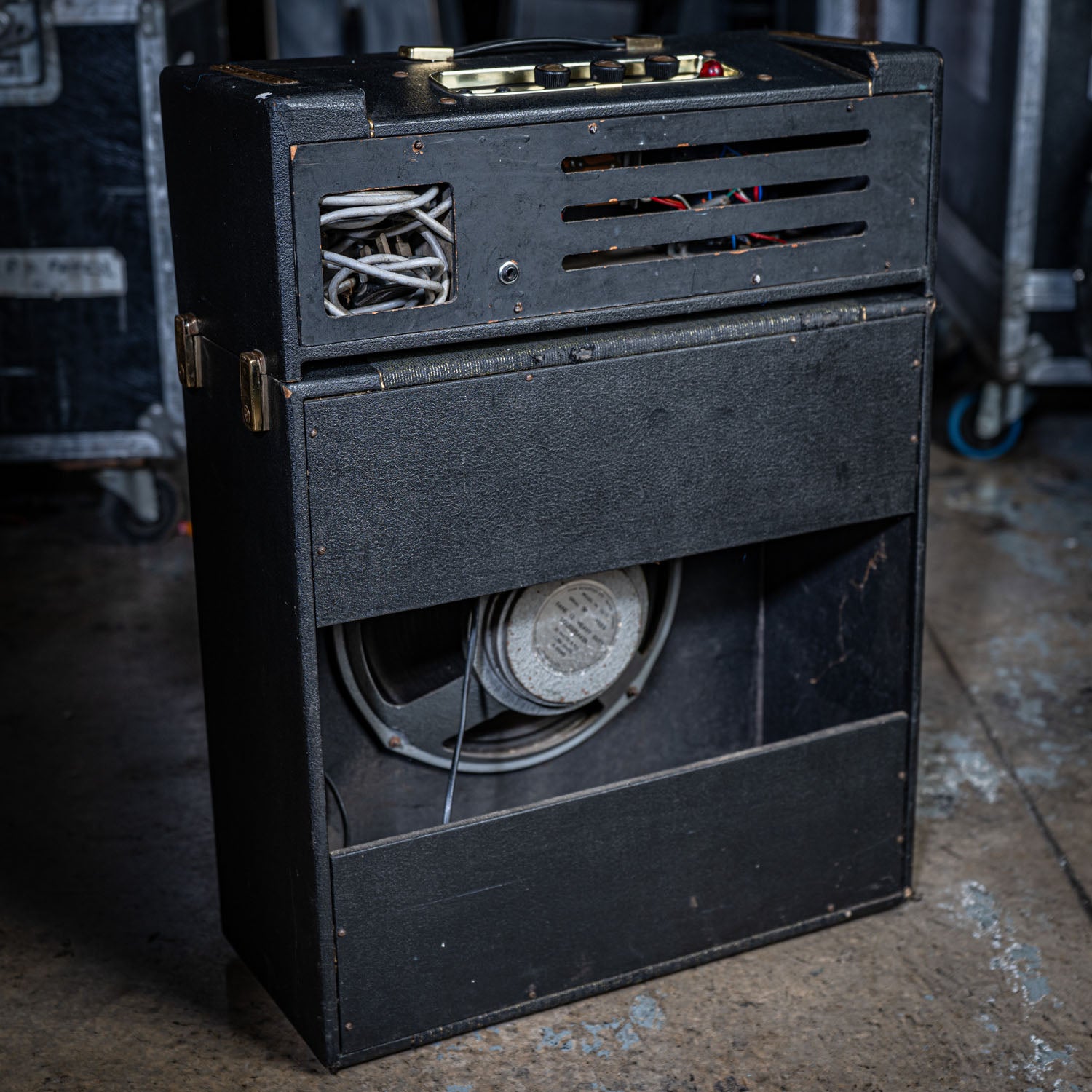 Selmer Futurama Bassist Piggyback head & cabinet Black 1963