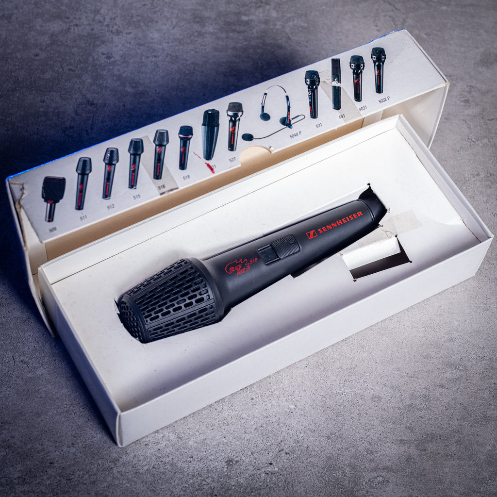 1980s Sennheiser Blackfire BF 512 Microphone