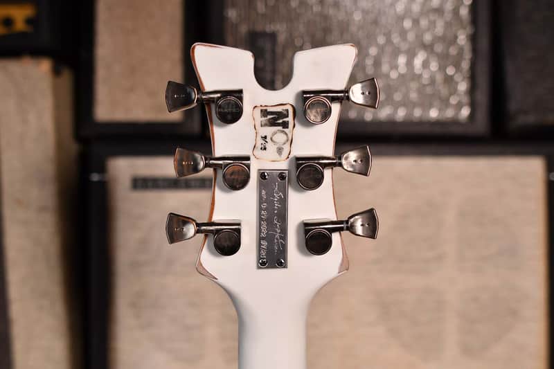 McSwain "Fear and Loathing" guitar with Custom Ralph Steadman Artwork White 2022