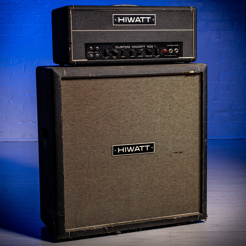 1970s Hiwatt DR103 Head and SE4123 Cabinet WISHBONE ASH