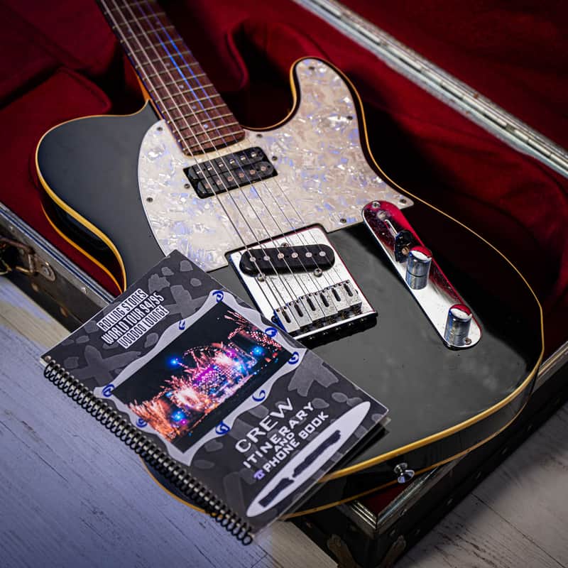 ESP Telecaster Ex Ron Wood THE ROLLING STONES Black 1993