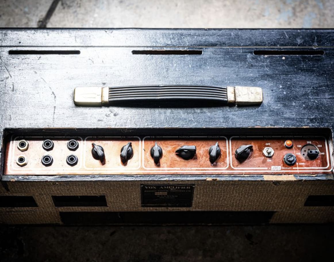 Vox AC30 Head 1961  - Fawn , Beige , Black