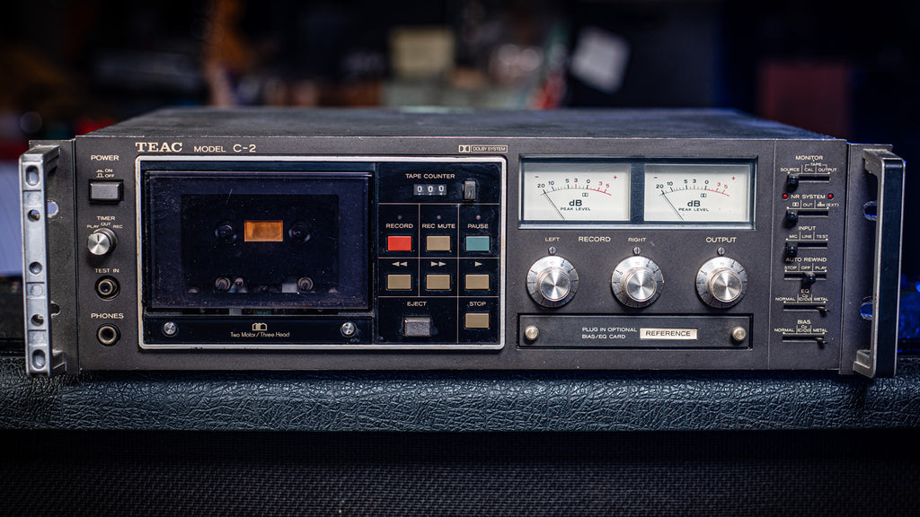 1980s TEAC C-2 Rackmount Cassette Deck