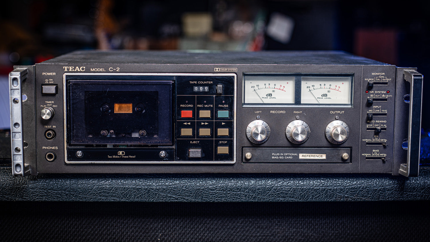 1980s TEAC C-2 Rackmount Cassette Deck