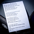 2000s Oasis We Love You A3 Laminated Lyrics