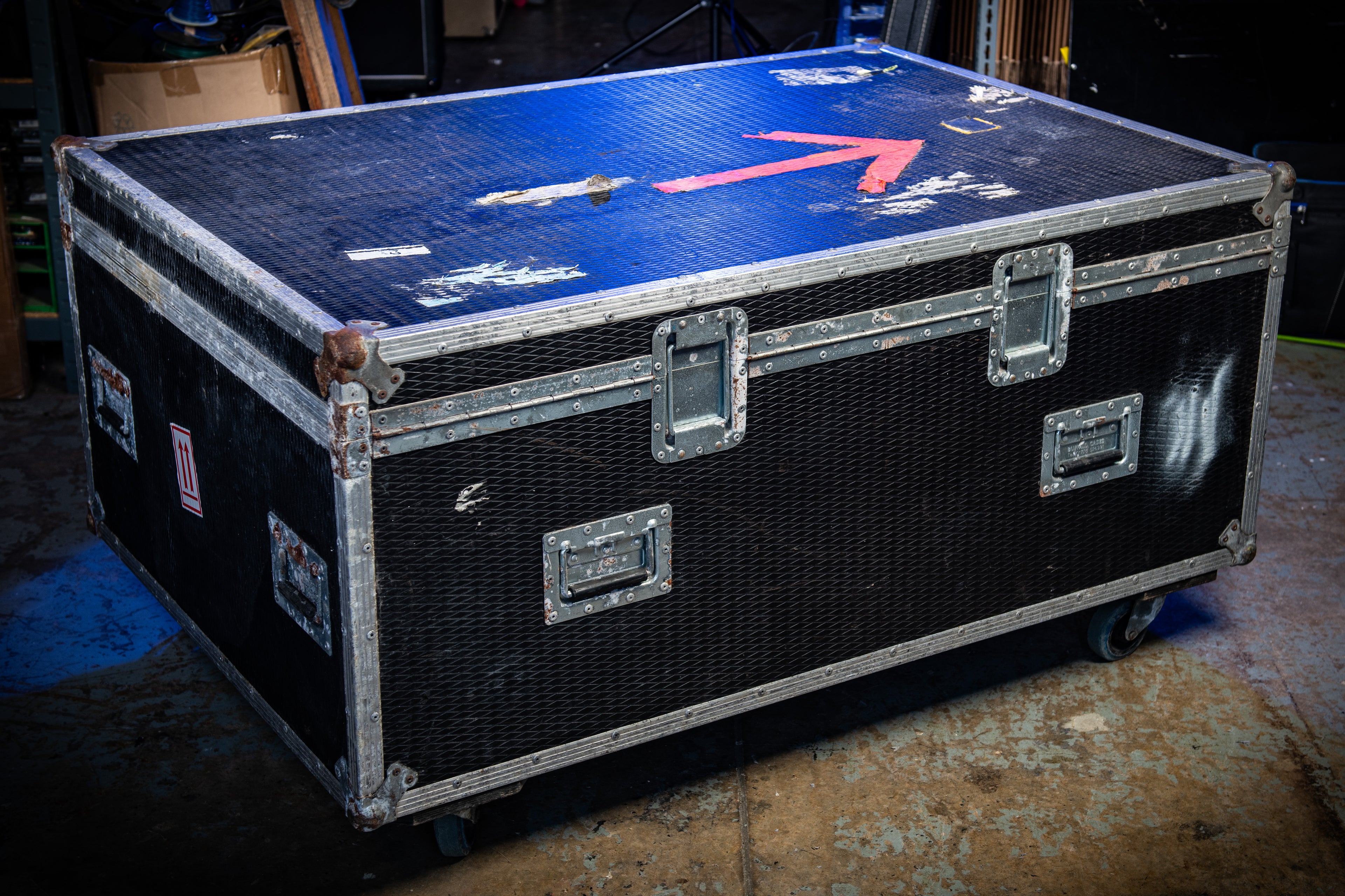 1990s Oasis Tour Used Flightcase No 3